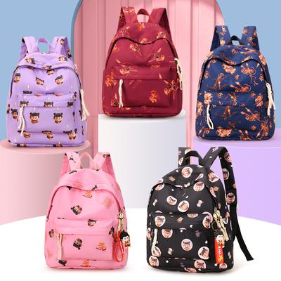 Large-Capacity Primary School School Bag Cartoon Guoman Foreign Style Printed Boys And Girls Backpack Fashionable And Cute Children'S Backpack