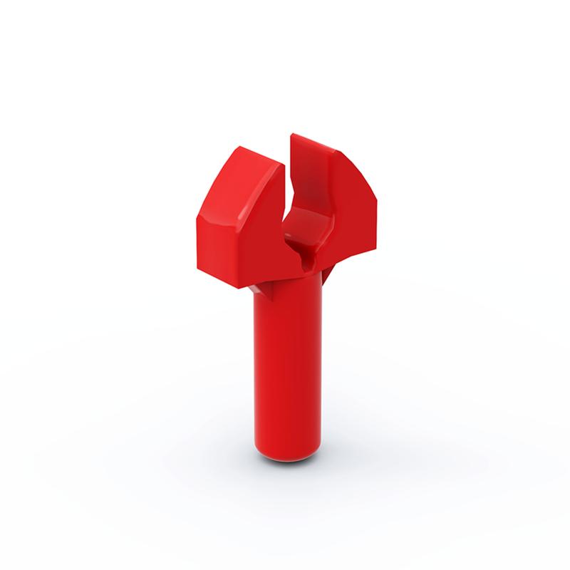 100PCS STICK Ø 3.2 W. HOLDER Compatible with 41005 48729 Connectors Self-Locking Bricks Building Blocks Toys Accessories