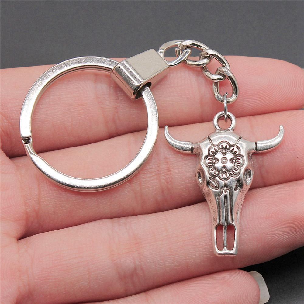 Cat Dog Rabbit Cute Pets Trio Antique Bronze Metal Keychain Best Seller Gift for Animal Lovers