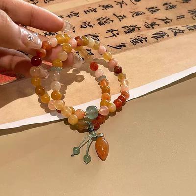 Bohemia Style Mini Beads Bracelet Multi-Layer Colors Friendship Boho Bangles Charm Couple Beach Jewelry