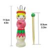 Boneca de Tricô Manual de Madeira Dolly Fio Lã Tricotador Pintura Manual Corda Trançada Fabricante Ferramenta de Tricô DIY Acessórios DIY para Casa