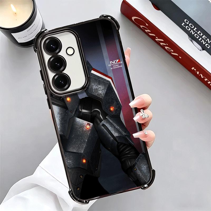 N7 Mass Effect Soft Phone Case For Samsung A17 A27 A07 A37 A57 A16 A56 A15 A55 A14 A54 A13 A53 A26 A36 A25 A35 A24 A34 A23 A33