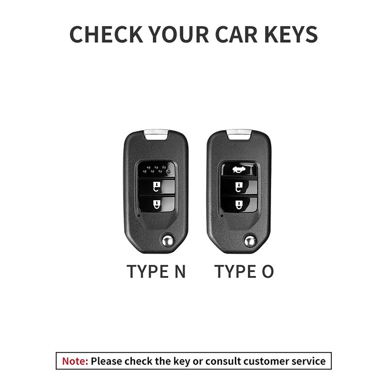 For Honda Accord Civic City Fit HR-V XR-V Folding Flip 2/3 Buttons Car Remote Key Case Cover Protection Shell Keychain Accessori
