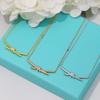 Knot Necklace S925 Made of Pure Silver Material, Exquisite Version with Adjustable Chain Length of 45cm Must-have for Daily Wear, High-quality Jewelry