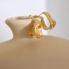 2022 French Niche Irregular Geometric Metal Earrings - Non-fading Women's Design