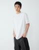 Studio Tomboy [Men] Sleeve Pocket Woven Contrast T-Shirt_Off-White 9155222191