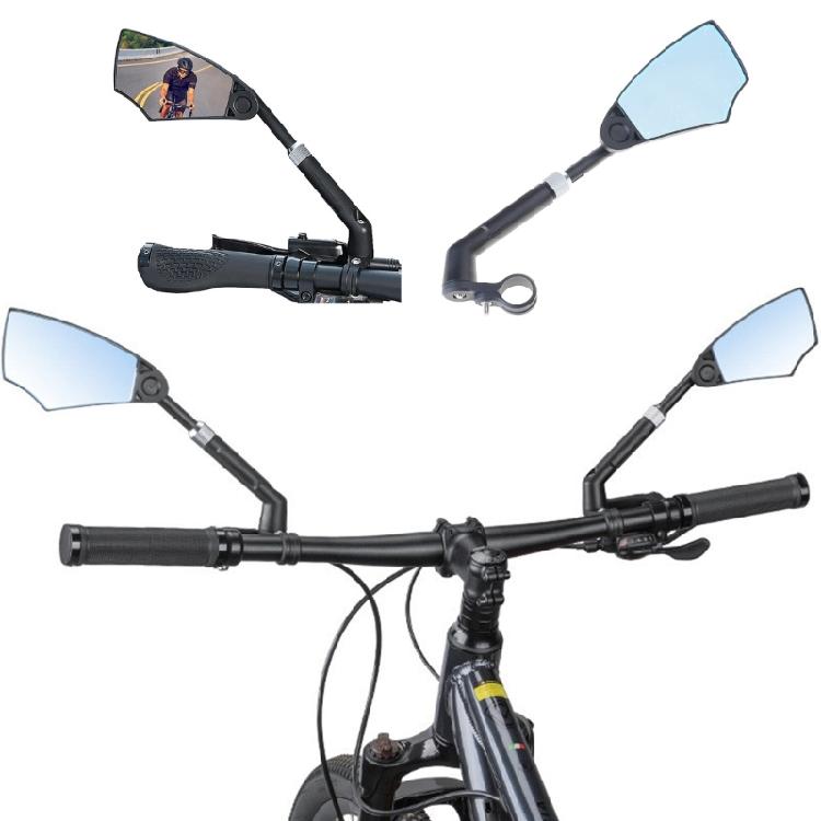 Espejo de Seguridad Giratorio 360 Grados con Mango Largo para Diversas Bicicletas