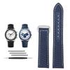 19mm 20mm Canvas Nylon Watchbands For Omega Seamaster 300 Speedmaster AT150 Omega Speedmaster Slubby 310.32 Series Nylon Strap