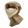 Knitted scarf women's high-end autumn and winter versatile student couple warm small scarf scarf shawl
