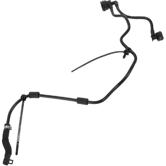 

1 Pc Engine Coolant Overflow Hose for Mercedes-Benz C300 2015-2018 C350e 2016-2018 Good Sealing Plastic Black Radiators Coolant Hose