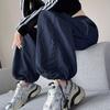 Spring/Summer Trendy Cuffed Hip-Slimming Wide-Leg Pants - Versatile Casual Utility Pants for Women