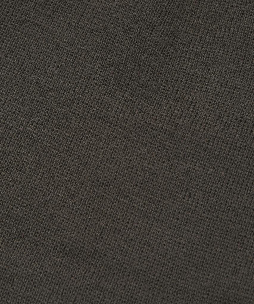 WACKY WILLY Label Beanie Olive Green