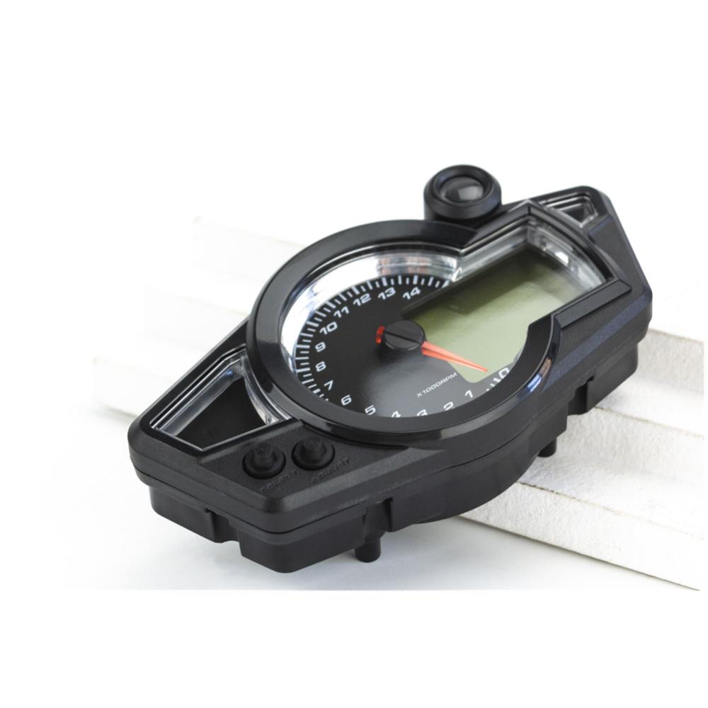 Universal LCD Digital Motorcycle Odometer Speedometer Meter Instrument Adjustable MAX 199KM/H 14000 RPM For 2,4 Cylinder