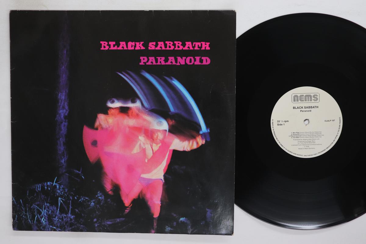 Виниловая пластинка BLACK SABBATH  Paranoid CLALP197 NEMS 1985 Германия Металл Б/у
