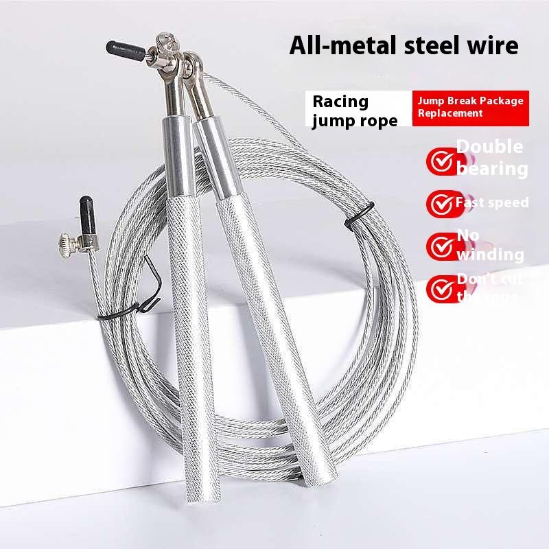 Professional Dual-Bearing Long PVC Speed Jump Rope for Men Women Students Adults-Aluminum Alloy Sports Fitness Equipment