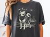 Akita Inu UFO Western Comfort Colors T-Shirt - Cowboy Akita Desert Shirt, Vintage Ranch Dog Mom Dad Gift