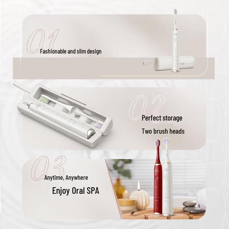 Philips SPA Sonic Electric Toothbrush HX2491/01 CN Plug (adapter Included)