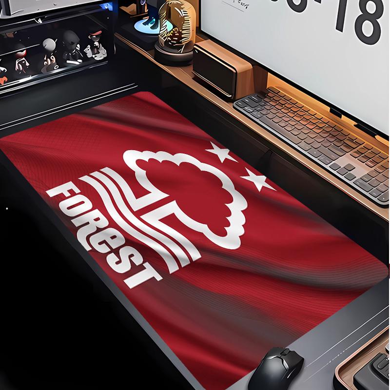 Nottingham Forest Football Pattern Mouse Pad Non?Slip Rubber Base Gaming Mousepad For Desk Office Home