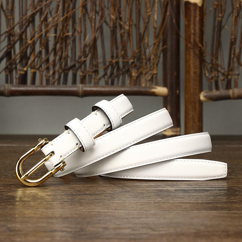 Women's Korean-Style Leather Belt Simple Fashion Trend New Pure Cowhide All-Match Casual Jeans Belt