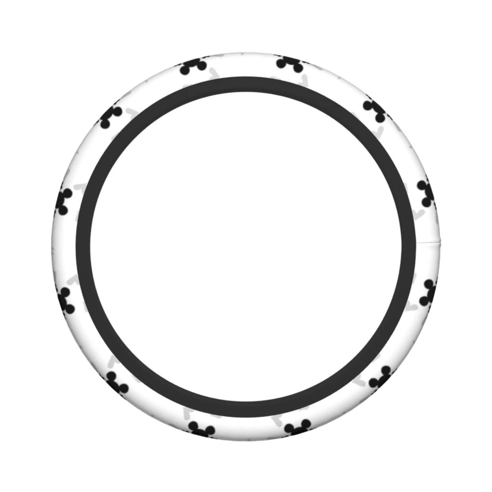 

Dizzee Big Black Eared Mouse Anime Character Popular Car Steering Wheel Cover for Kei Compact and Standard and Comfortable to the Luxury Interior чёрный