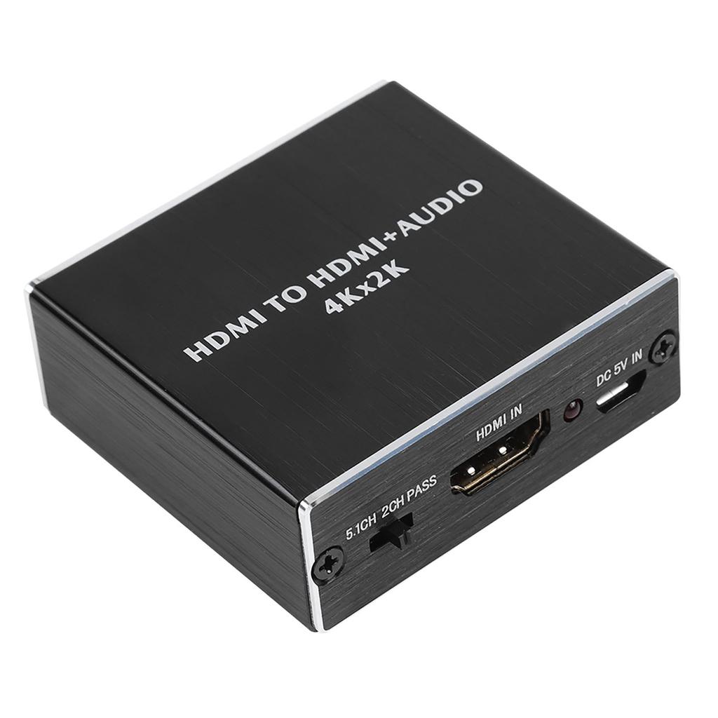4K*2K HDMI Audio Splitter Extractor Converter HDMI to HDMI+SPDIF+3.5mm Audio Output