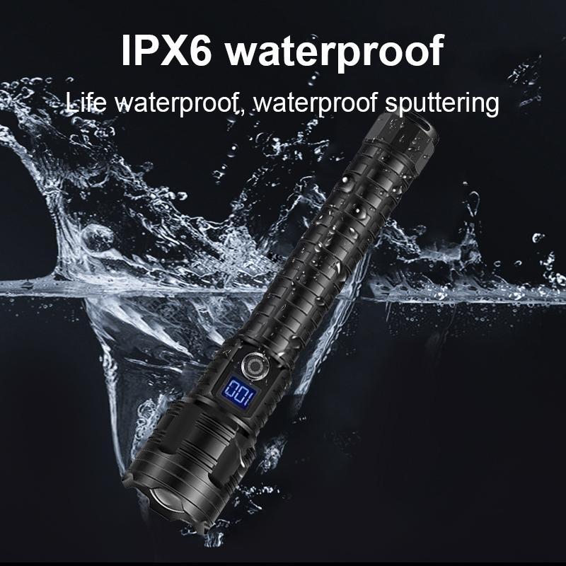 10000mAh High Power LED Flashlights Type-C Rechargeable LED Torch 1500M Ultra Powerful Flashlight Outdoor Lantern