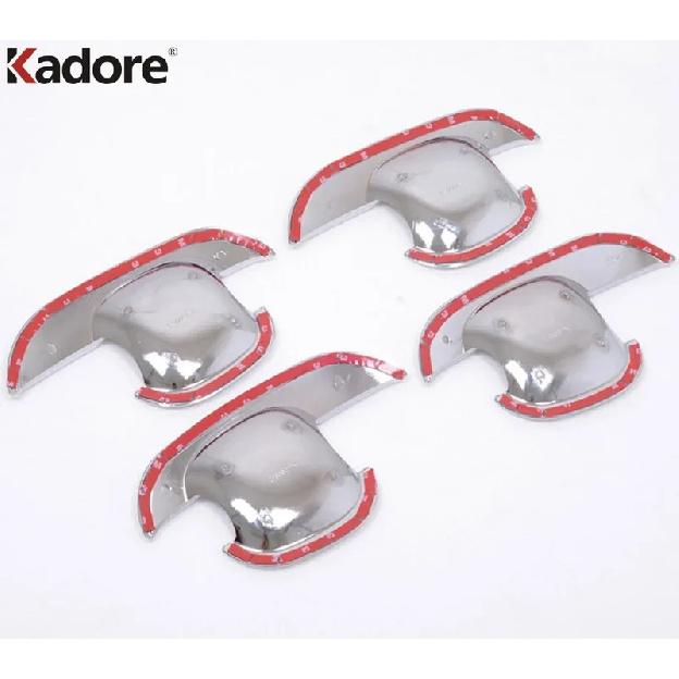 Side Door Handle Bowl Cover Trim For Kia Sportage 2005 2006 2007 2008 2009 2010 Chrome Car Door Handles Cup Overlay Accessories