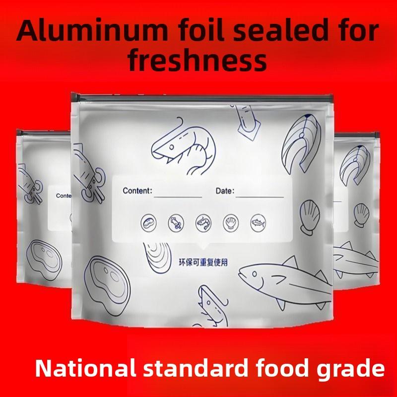 10 Pieces Food-sealed Storage Freezer Bags for Home Refrigerators