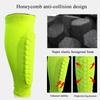 1Pcs Leg Sleeves Shin Guards Shockproof Honeycomb Nylon Support Sock Shin Protector Soccer Gear Soccer Shields Sports Legging