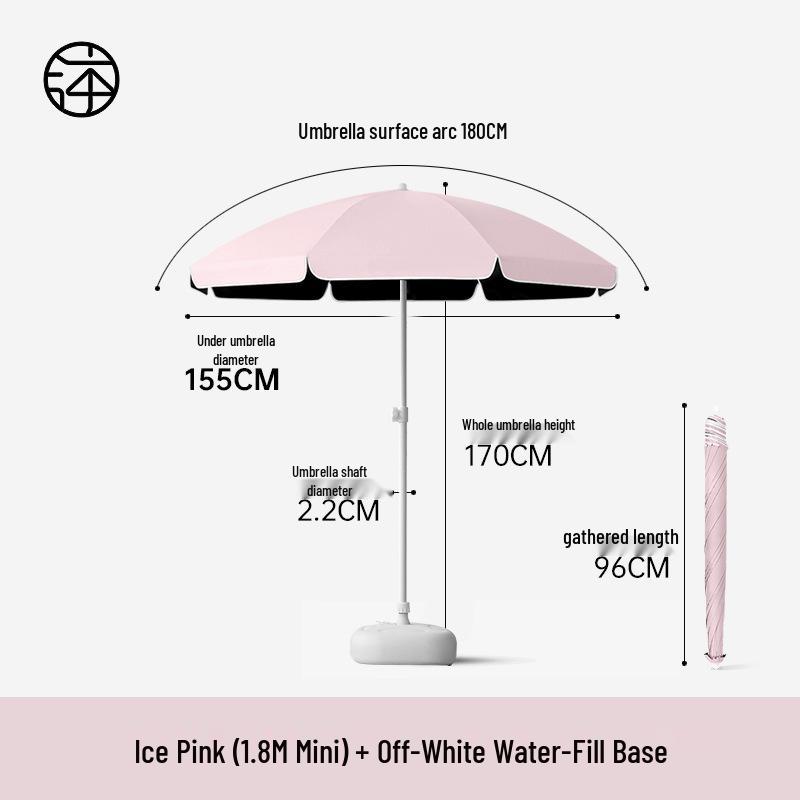 Large Outdoor Sunshade Commercial Stall Umbrella