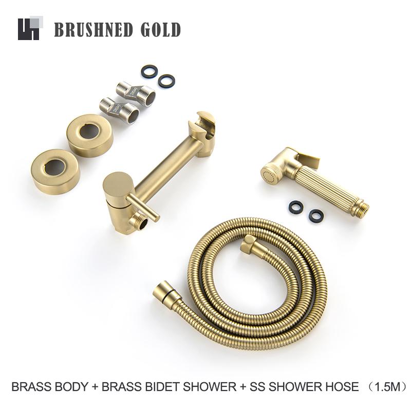 

Латунный кран для биде, смеситель для мойки, ванная комната, мусульманский душ, гигиенический смеситель для холодной и горячей воды Ducha, унитаз, биде, кран для душа Shattaf Spray