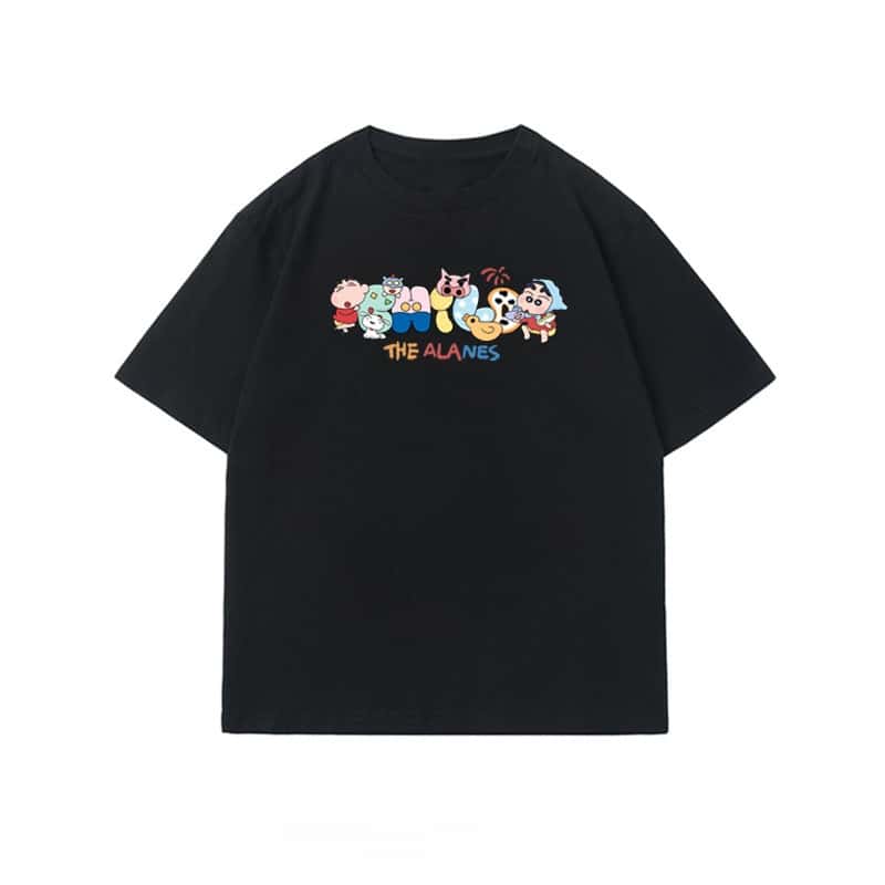 

Unisexs and Womens Pure Cotton TShirts with Cartoon Design Loose Fit Summer New Style Youthful Casual Breathable Short Sleeve S
