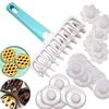 37Pcs/set Fondant Cake Embosser Roller Cookie Cutters Biscuit Molds Ravioli Tool Embossing Decoratin