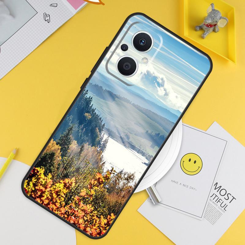 Mountain Forest For OPPO Reno 12F 14F 13F 11F 10 11 12 13 14 Pro 7 8 Lite 8T OPPO Find X6 X5 X8 X9 Pro Case