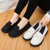 Foreign Trade Women's Shoes Loafers Spring Casual Leather Surface Comfortable and Fashionable Versatile Flat Shoes Soft Sole Women's Small Leat