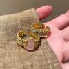 Honeycomb Lace Vintage Open Ring for Women - High-end, Luxurious Finger Ring with Elegant Style, Suitable for The Index Finger.
