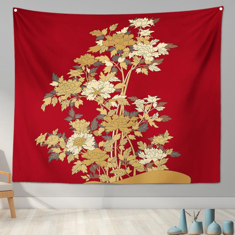 Home Decoration Japanese Ukiyo-e Tapestry Kanagawa Surf Hanging Cloth Wine Shop Japanese Tapestry Hanging Painting