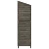 Garden Shed Anthracite 55 X 52 X 174.5 Cm Solid Pine Wood