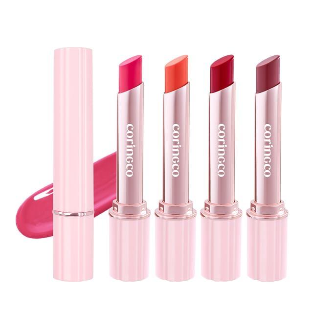 CORINGCO - Pink Churros Plumping Glossy Lip - 8 Colors #07 Cinnamon