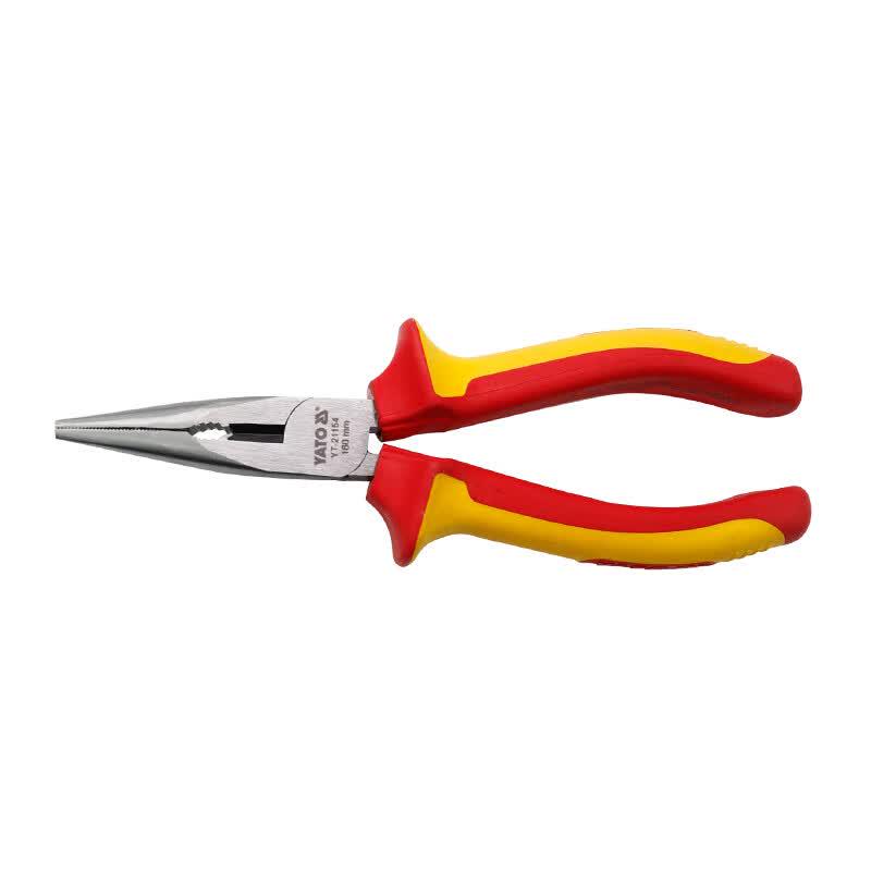 YATO 6-inch (160mm) Insulated Long Nose Pliers