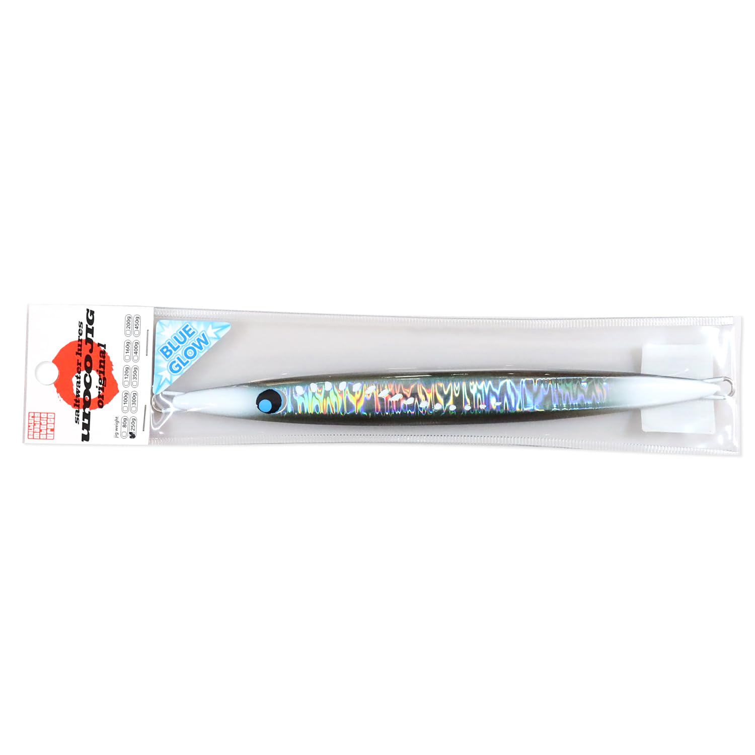 

UROCO UROCO JIG ORIGINAL 250g Aji (#602BG Silver/Blue Glow)