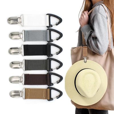 Non-Elastic Straw Hat Clip for Outdoor Travel – Portable European & American Style Hat Holder