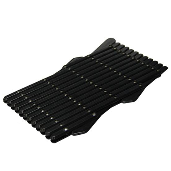 Универсальная защита на вентиляционное окно автомобиля для собаки, сетчатая перегородка для щенка, безопасная телескопическая перегородка для питомца L чёрный