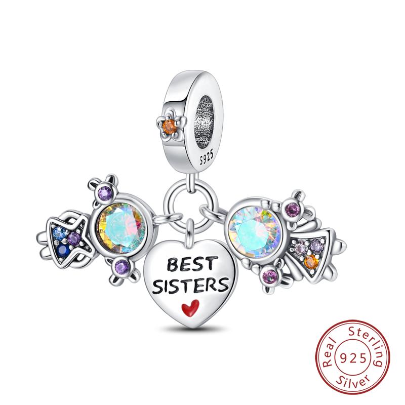 New Winter Charms Bead Copper Snowflake Snowman Penguin Deer Dangle Fit Bangle Bracelet Necklace Diy Jewelry