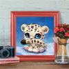 5D-Diamantgemälde zum Selbermachen, Leoparden-Schnee, voller Bohrer, quadratisch, Bastelset, Diamant-Stickerei, Tiermosaik, handgefertigtes Geschenk, Wandkunst