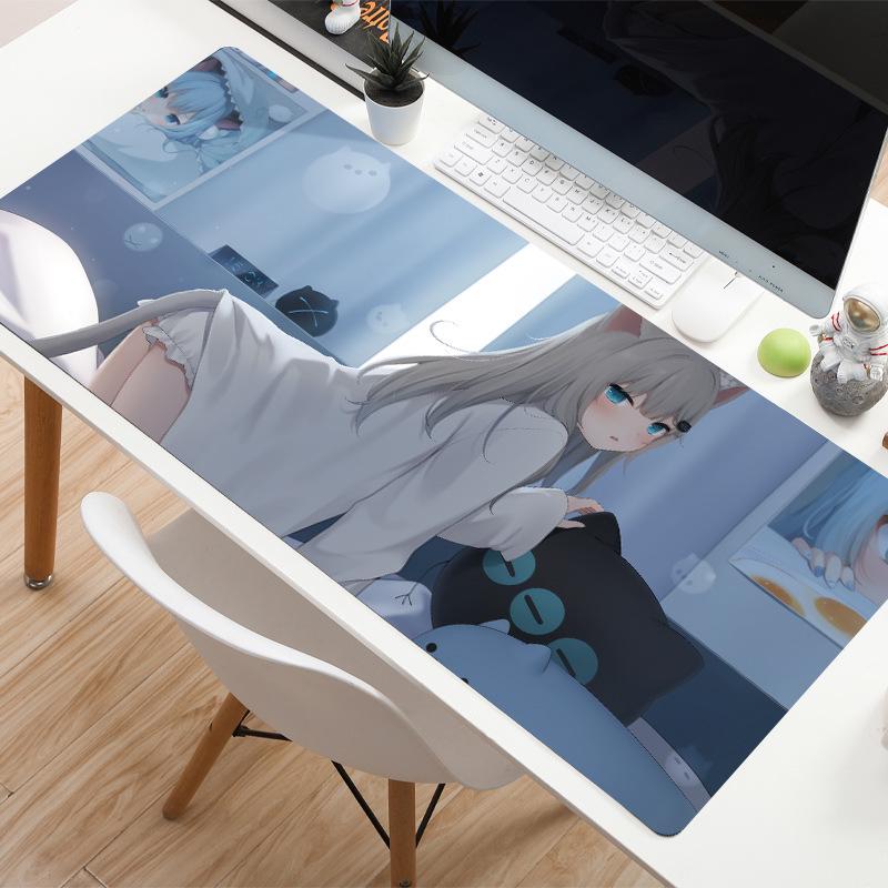 Nekoha Shizuku Extra Large Anime Mouse Pad with Precision Stitched Edges