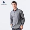 U.S. POLO ASSN. Men's Long Sleeve Wool Blend Business Casual Shirt