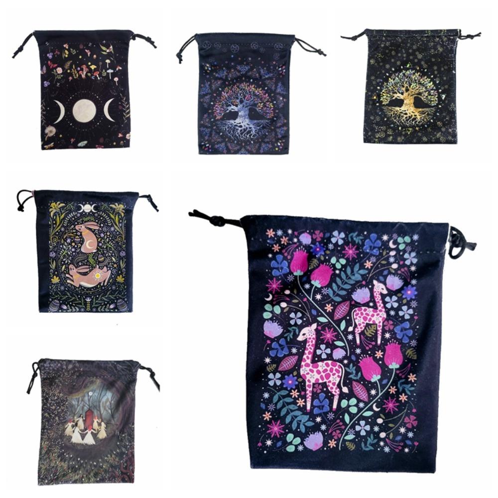 

1pcs Constellation Card Storage Bag Accessories Mini Board Game Drawstring Package Witch