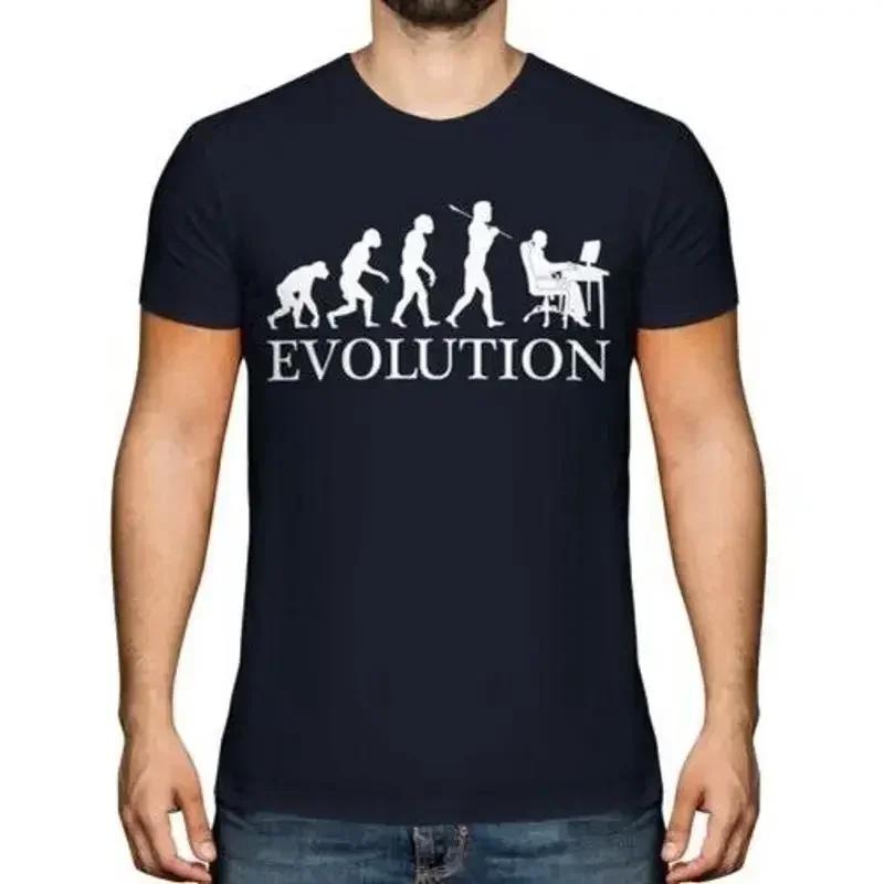 Office Worker (Female) Evolution Unisexs Tshirt Tee Top Gift Receptionist Gift S