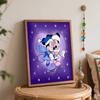 Disney DIY Painting Kit Winter Skating Mickey Minnie Classic Style Home Decor Craft Gift Idea Wall Art Ornament Romantic Holiday Fun